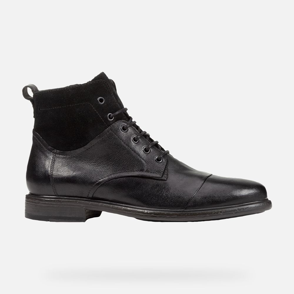 Botas Geox Homem Pretas - Terence - OBNWA7812